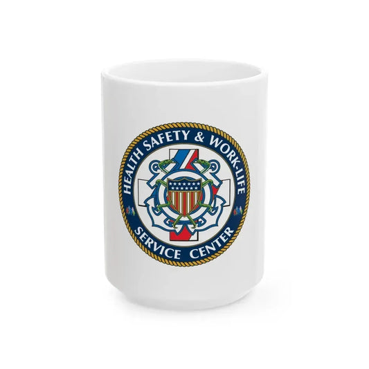 HSWL Service Center (U.S. Coast Guard) White Coffee Mug 15oz - Go Mug Yourself