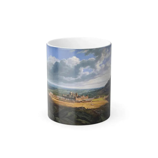 Hubert Sattler (1817-1904) Ansicht des Escorial (Spanien) - 1867 - Color Changing Mug 11oz 11oz - Go Mug Yourself