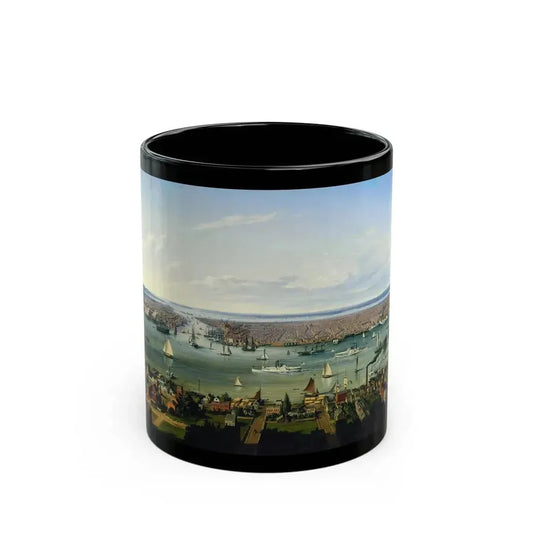 Hubert Sattler (1817-1904) New York - 1854 - Black Coffee Mug 11oz - Go Mug Yourself