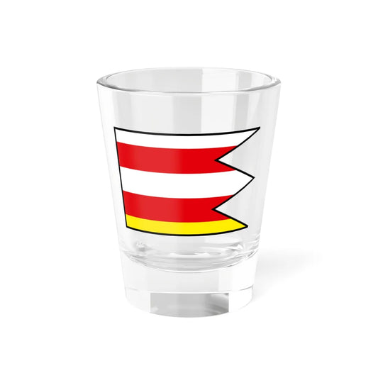 Hubosovce Sabinov Flag (Slovakia) Shot Glass 1.5oz 1.5oz - Go Mug Yourself