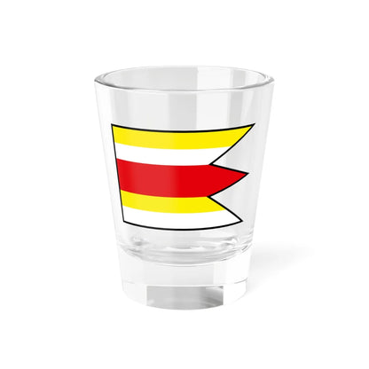 Hubovo Rimavska Sobota Flag (Slovakia) Shot Glass 1.5oz 1.5oz - Go Mug Yourself