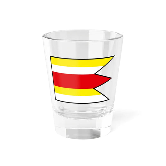 Hubovo Rimavska Sobota Flag (Slovakia) Shot Glass 1.5oz 1.5oz - Go Mug Yourself