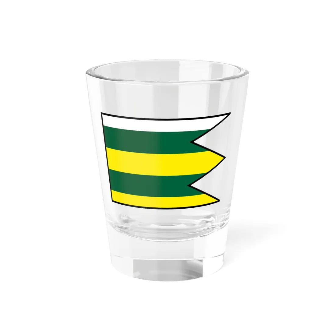 Hudcovce Humenne Flag (Slovakia) Shot Glass 1.5oz 1.5oz - Go Mug Yourself