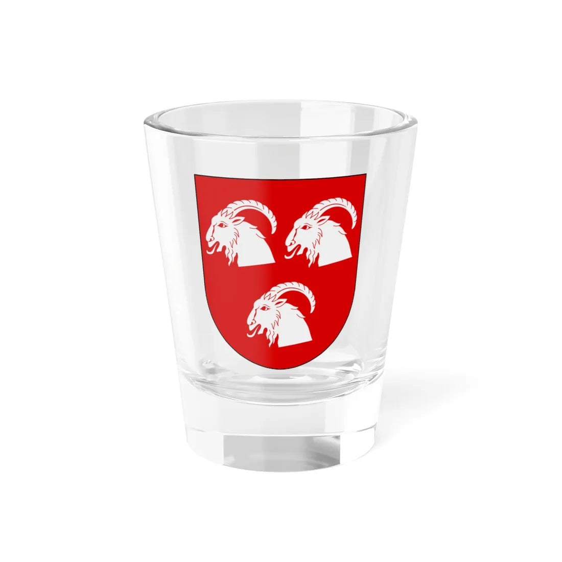 Hudiksvall vapen (Sweden) (Coat of Arms) Shot Glass 1.5oz 1.5oz - Go Mug Yourself