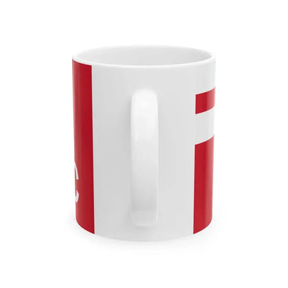 Hudsons Bay Company Flag 1682-1707 (Canada) White Coffee Mug - Go Mug Yourself