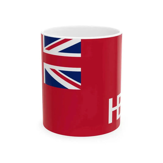 Hudsons Bay Company Flag (Canada) White Coffee Mug 11oz - Go Mug Yourself