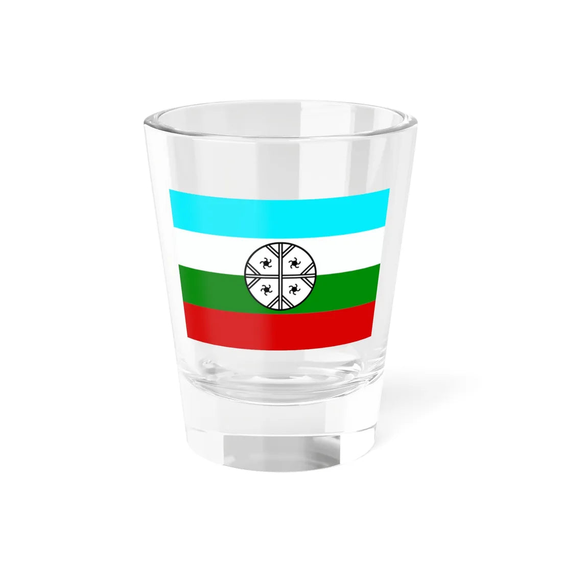 Huenteche flag (Chile) Shot Glass 1.5oz 1.5oz - Go Mug Yourself