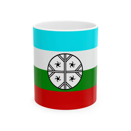 Huenteche flag (Chile) White Coffee Mug 11oz - Go Mug Yourself