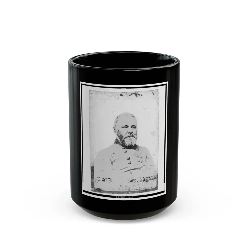 Hugh W. Mercer, Of Georgia, Brigadier General, C.S.A., Half-Length Portrait, Facing Right (U.S. Civil War) Black Coffee Mug 15oz - Go Mug Yourself