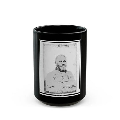 Hugh W. Mercer, Of Georgia, Brigadier General, C.S.A., Half-Length Portrait, Facing Right (U.S. Civil War) Black Coffee Mug 15oz - Go Mug Yourself