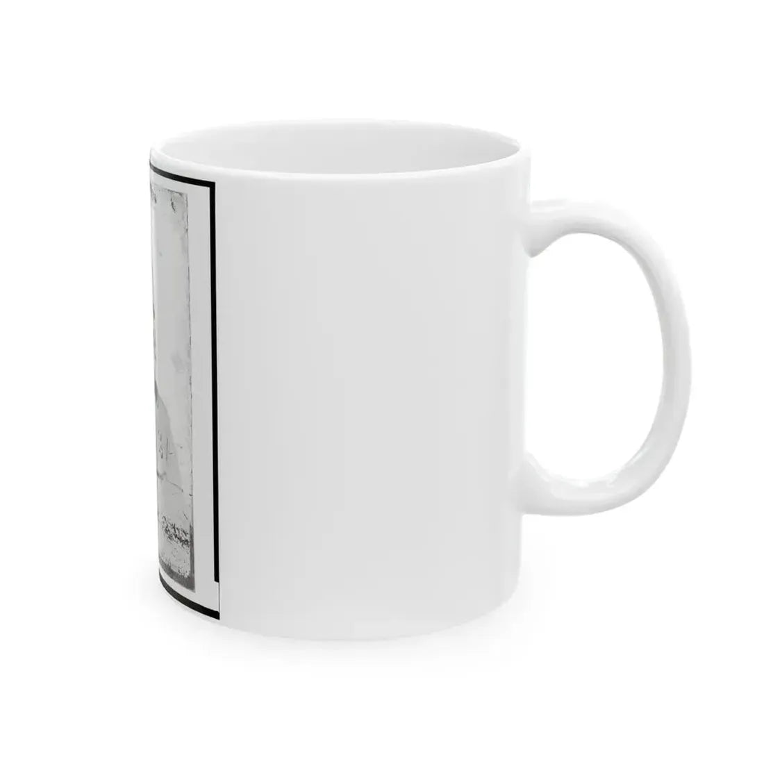 Hugh W. Mercer, Of Georgia, Brigadier General, C.S.A., Half-Length Portrait, Facing Right (U.S. Civil War) White Coffee Mug - Go Mug Yourself