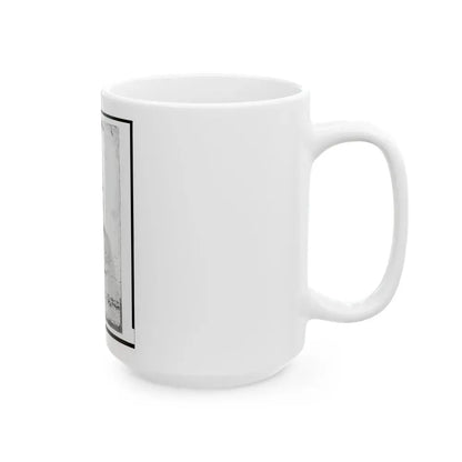 Hugh W. Mercer, Of Georgia, Brigadier General, C.S.A., Half-Length Portrait, Facing Right (U.S. Civil War) White Coffee Mug - Go Mug Yourself