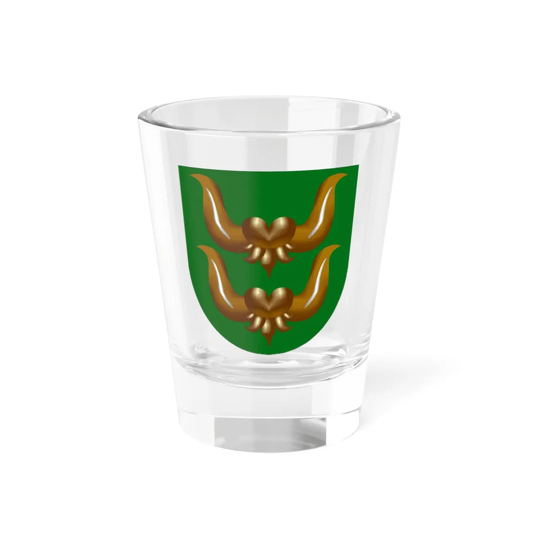 Huittinen CoA (Finland) (Coat of Arms) Shot Glass 1.5oz 1.5oz - Go Mug Yourself