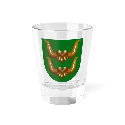 Huittinen CoA (Finland) (Coat of Arms) Shot Glass 1.5oz 1.5oz - Go Mug Yourself