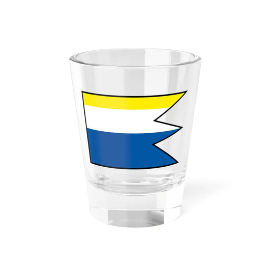 Hul Nove Zamky Flag (Slovakia) Shot Glass 1.5oz 1.5oz - Go Mug Yourself