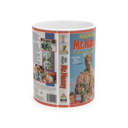 HULK HOGAN IS MR NANNY (VHS COVER) - White Coffee Mug-11oz-Go Mug Yourself