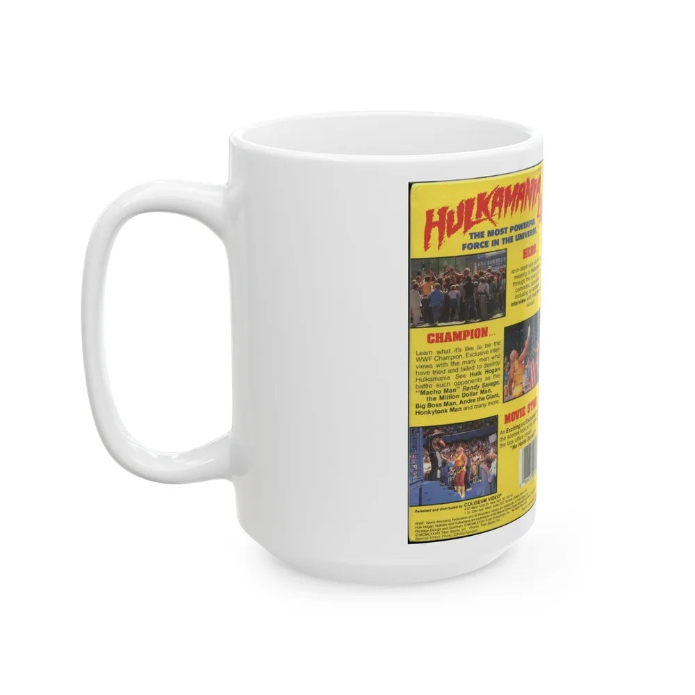 HULKAMANIA 4 (VHS COVER) - White Coffee Mug-Go Mug Yourself