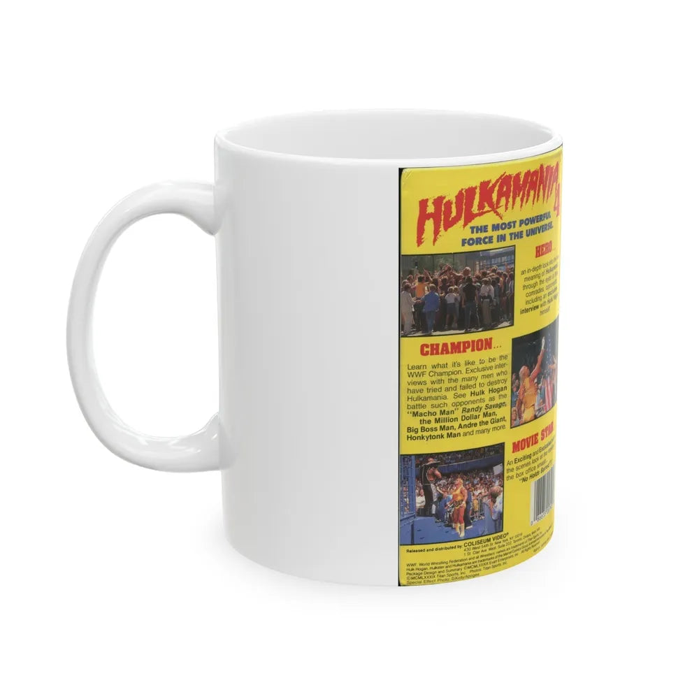 HULKAMANIA 4 (VHS COVER) - White Coffee Mug-Go Mug Yourself