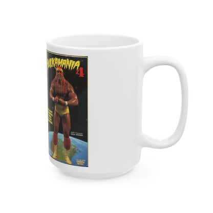 HULKAMANIA 4 (VHS COVER) - White Coffee Mug-Go Mug Yourself