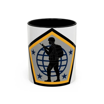 Human Resources Command (U.S. Army) Accent Coffee Mug 11oz Black - Go Mug Yourself