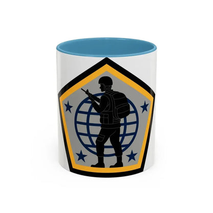 Human Resources Command (U.S. Army) Accent Coffee Mug 11oz Light Blue - Go Mug Yourself