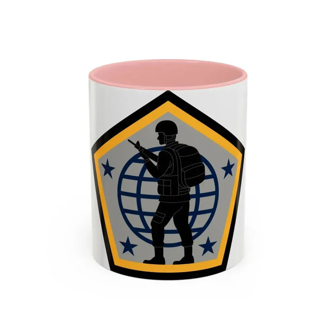 Human Resources Command (U.S. Army) Accent Coffee Mug 11oz Pink - Go Mug Yourself