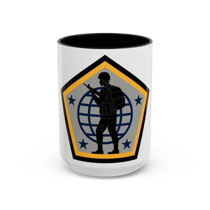 Human Resources Command (U.S. Army) Accent Coffee Mug 15oz Black - Go Mug Yourself