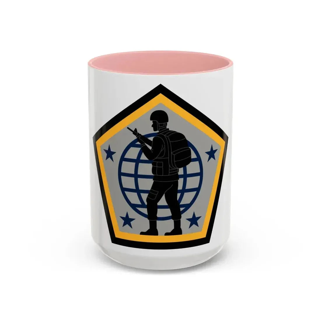 Human Resources Command (U.S. Army) Accent Coffee Mug 15oz Pink - Go Mug Yourself