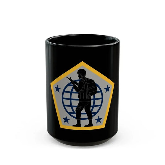 Human Resources Command (U.S. Army) Black Coffee Mug 15oz - Go Mug Yourself