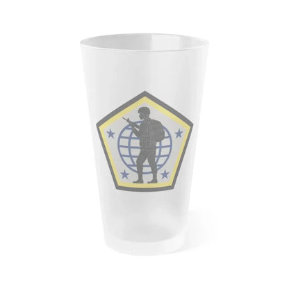 Human Resources Command (U.S. Army) Frosted Pint Glass 16oz Default Title - Go Mug Yourself