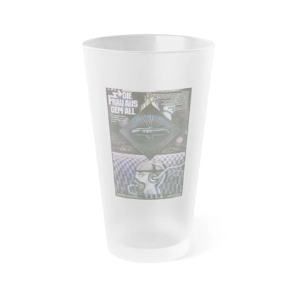 HUMANOID WOMAN 1981 Movie Poster - Frosted Pint Glass 16oz-16oz-Frosted-Go Mug Yourself