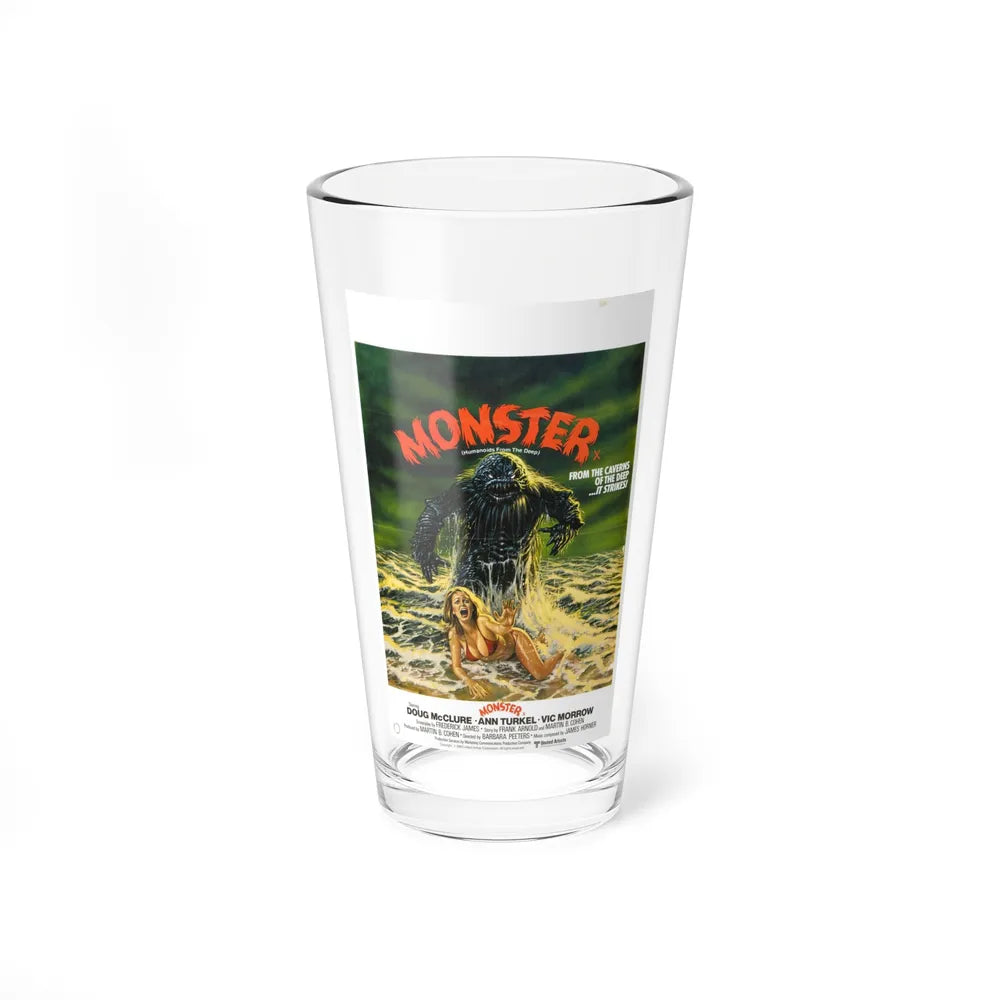 HUMANOIDS FROM THE DEEP (MONSTER) 2 1980 Movie Poster - Pint Glass 16oz-16oz-Go Mug Yourself