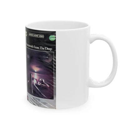 HUMANOIDS FROM THE DEEP (VHS COVER) - White Coffee Mug-Go Mug Yourself