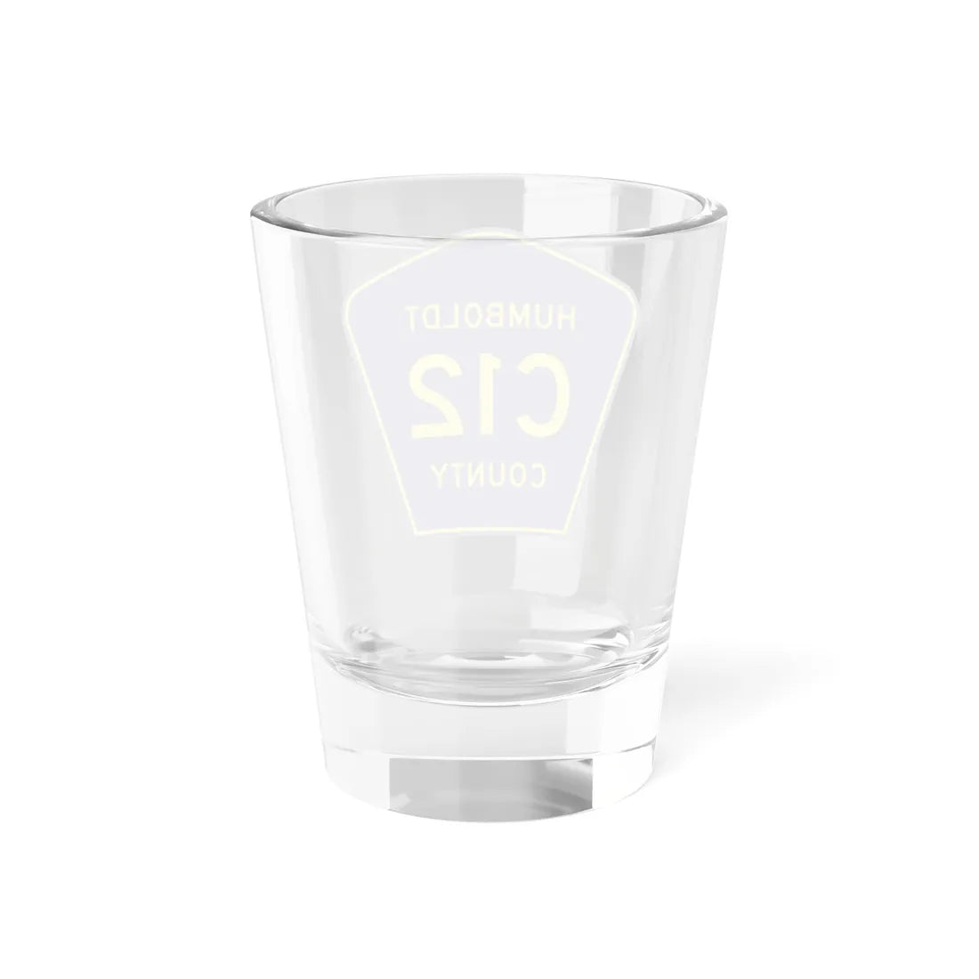 Humboldt County Route C12 IA (Iowa) (Road Sign) Shot Glass 1.5oz - Go Mug Yourself