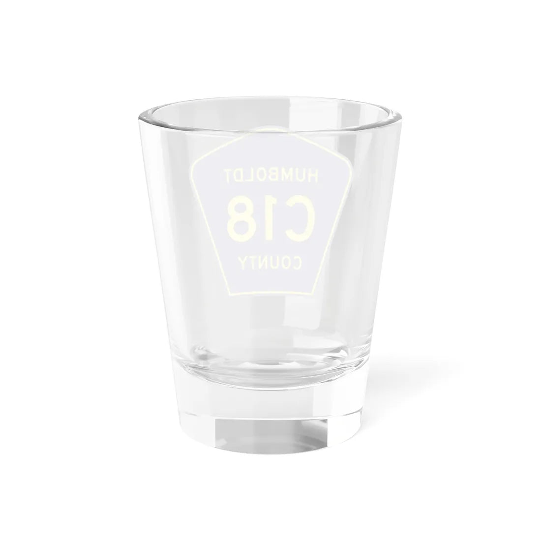 Humboldt County Route C18 IA (Iowa) (Road Sign) Shot Glass 1.5oz - Go Mug Yourself