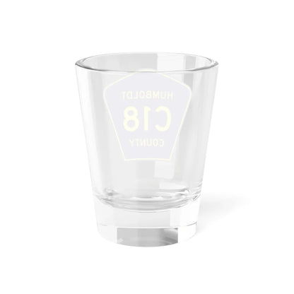 Humboldt County Route C18 IA (Iowa) (Road Sign) Shot Glass 1.5oz - Go Mug Yourself