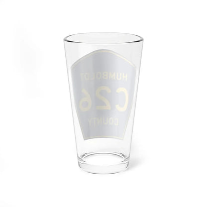 Humboldt County Route C26 IA (Iowa) (Road Sign) Pint Glass 16oz - Go Mug Yourself
