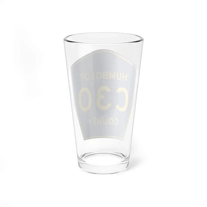 Humboldt County Route C30 IA (Iowa) (Road Sign) Pint Glass 16oz - Go Mug Yourself