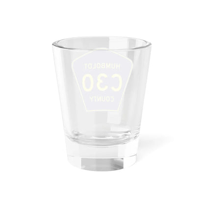 Humboldt County Route C30 IA (Iowa) (Road Sign) Shot Glass 1.5oz - Go Mug Yourself