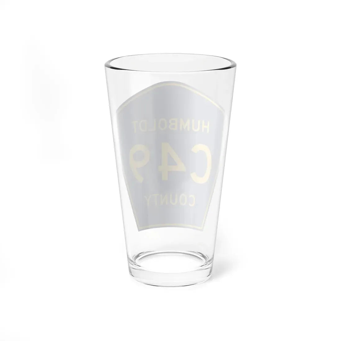 Humboldt County Route C49 IA (Iowa) (Road Sign) Pint Glass 16oz - Go Mug Yourself
