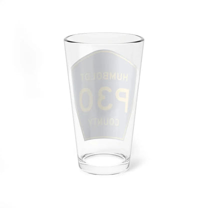 Humboldt County Route P30 IA (Iowa) (Road Sign) Pint Glass 16oz - Go Mug Yourself