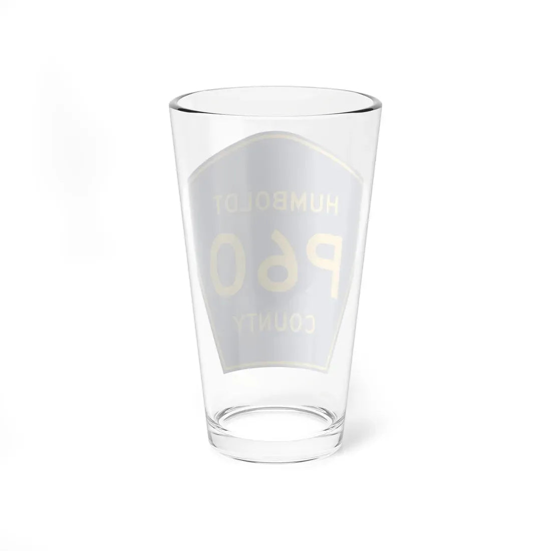 Humboldt County Route P60 IA (Iowa) (Road Sign) Pint Glass 16oz - Go Mug Yourself