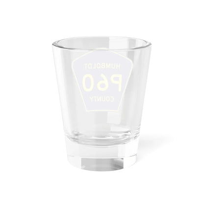Humboldt County Route P60 IA (Iowa) (Road Sign) Shot Glass 1.5oz - Go Mug Yourself