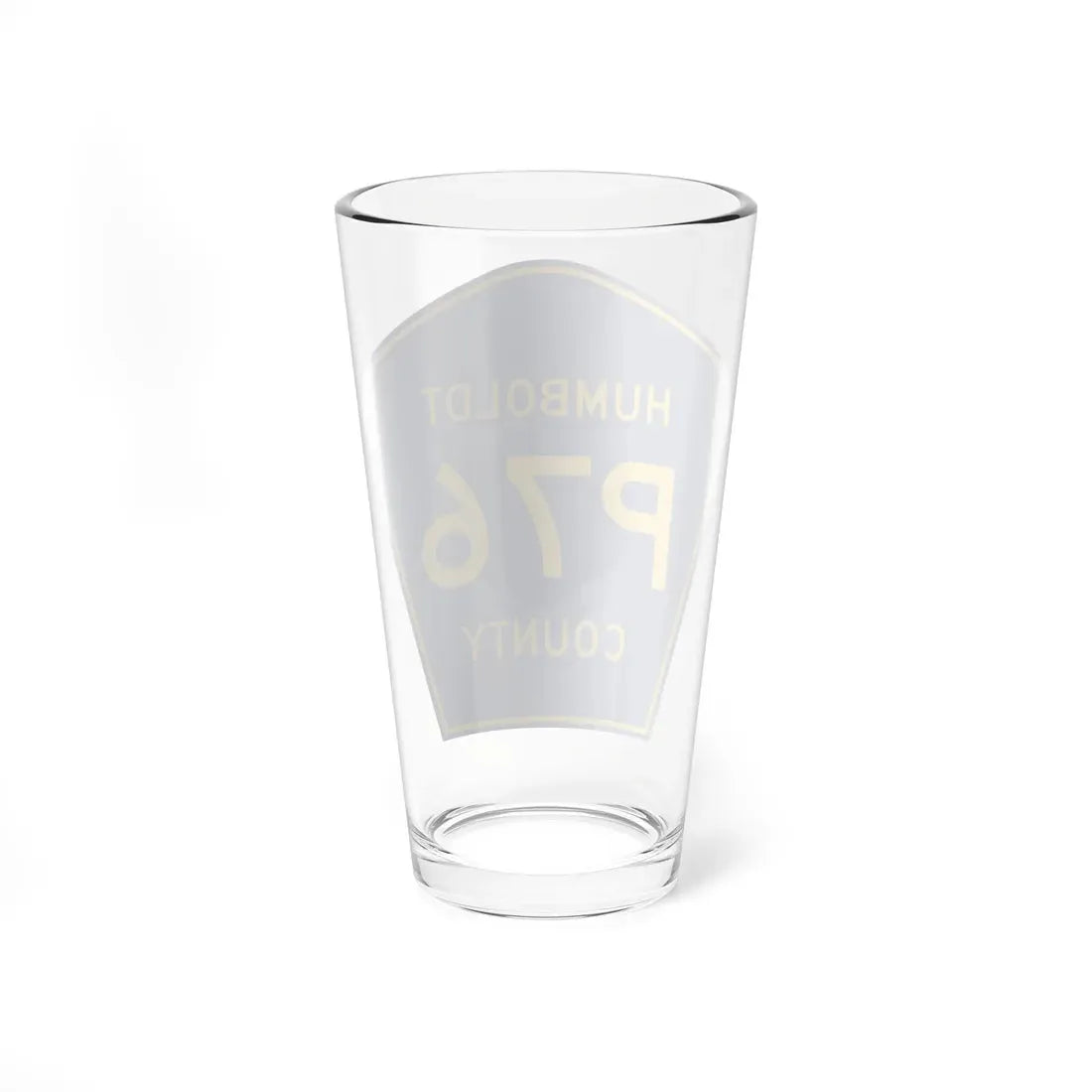 Humboldt County Route P76 IA (Iowa) (Road Sign) Pint Glass 16oz - Go Mug Yourself