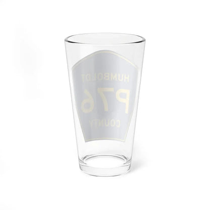 Humboldt County Route P76 IA (Iowa) (Road Sign) Pint Glass 16oz - Go Mug Yourself