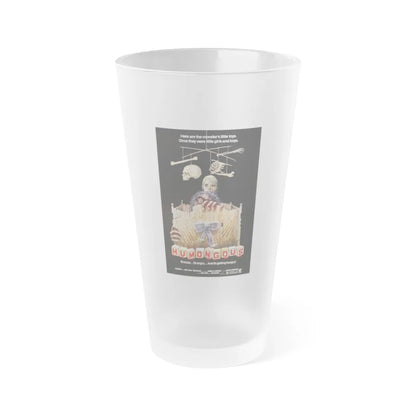 HUMONGOUS 1982 Movie Poster - Frosted Pint Glass 16oz-16oz-Frosted-Go Mug Yourself