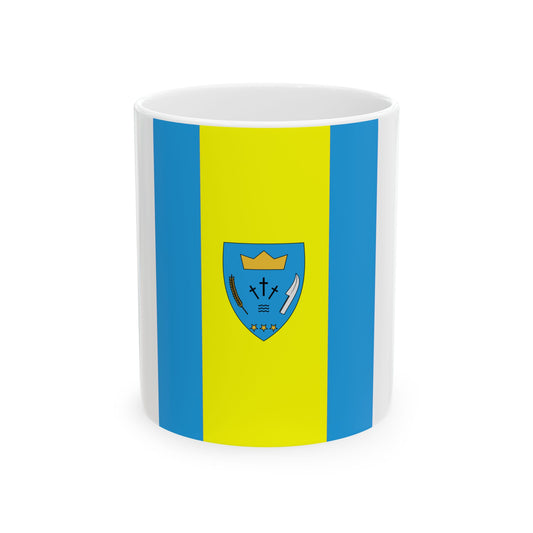 HUN Egyhazasdengeleg Flag (Hungary) White Coffee Mug-11oz-Go Mug Yourself