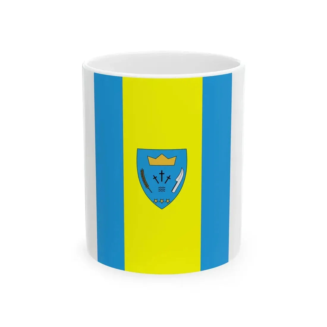 HUN Egyhazasdengeleg Flag (Hungary) White Coffee Mug 11oz - Go Mug Yourself