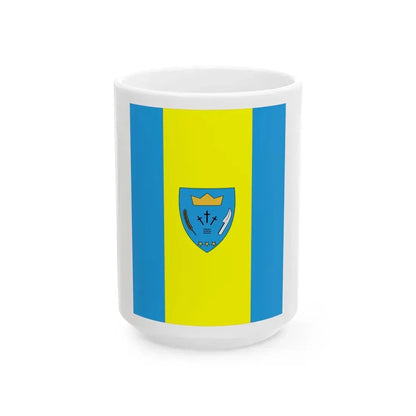 HUN Egyhazasdengeleg Flag (Hungary) White Coffee Mug 15oz - Go Mug Yourself