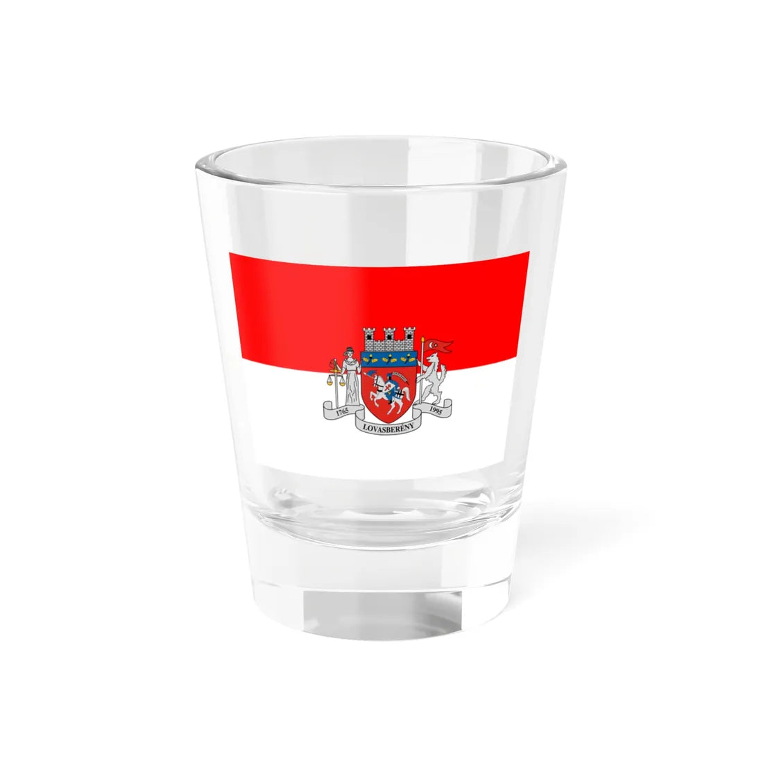HUN Lovasbereny zaszlo (Hungary) Shot Glass 1.5oz 1.5oz - Go Mug Yourself